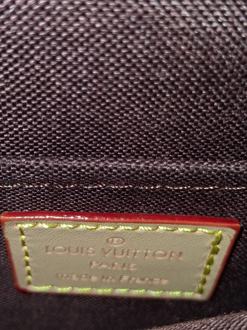 Louis Vuitton Brown Monogram Pochette Bag with Gold Chain